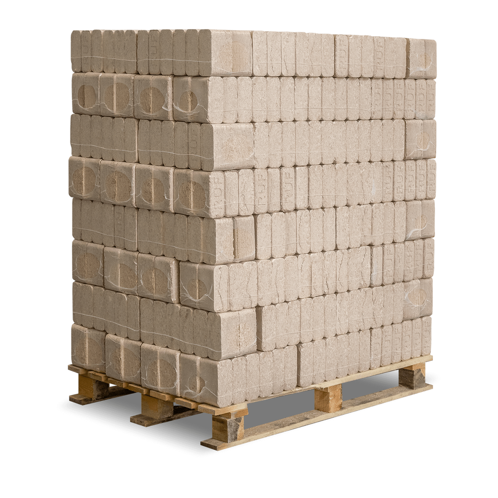 RUF Original Red Holzbriketts in Premiumqualität – 96 × 10 kg