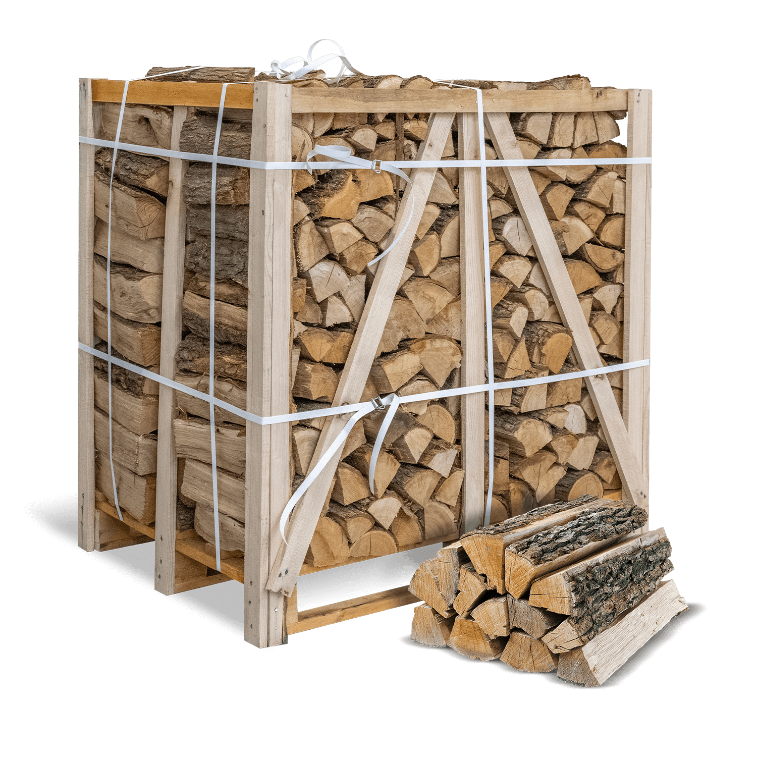 Brennholz Eiche – Lange Brenndauer & hoher Heizwert – 1 RM (25 cm)